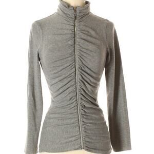 Neesha | gray fitted athleisure jacket size small